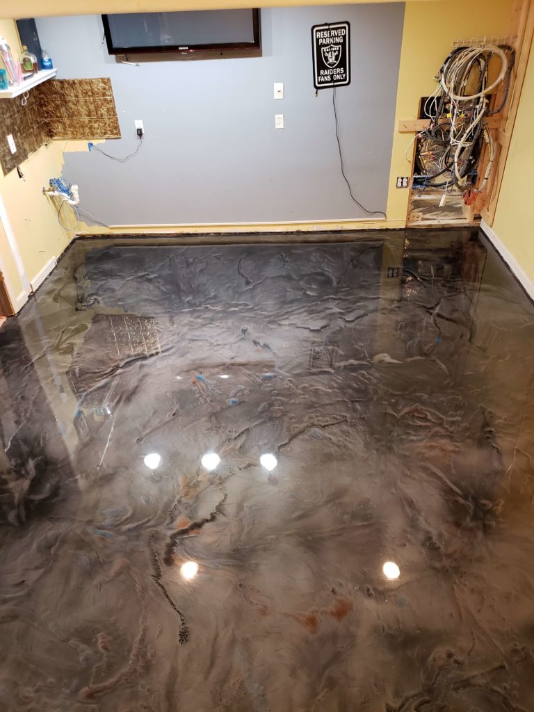 epoxy coating concrete floors MD, VA